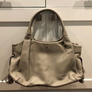 Kate Spade Shoulder Bag with Tassels in Gray